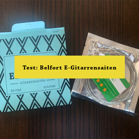 Belfort Gitarrensaiten für E-Gitarre: Test von Christian Mayer