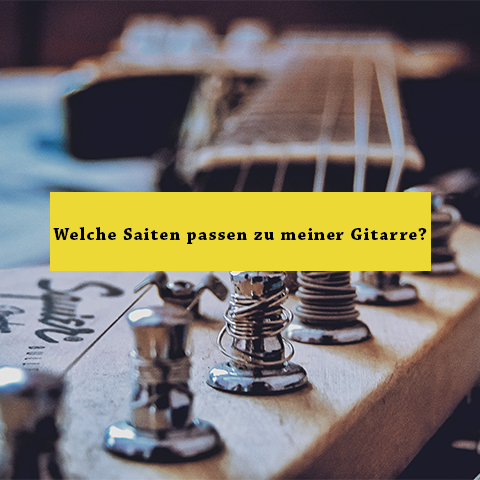Gitarrensaiten: Welche Saiten passen zu meiner Gitarre?