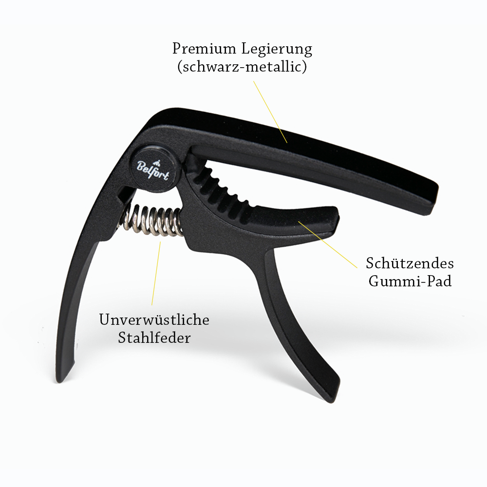 <b>Robustes Kapodaster</b><br> für Deine Gitarre